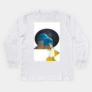 On the yellow brick road... Kids Long Sleeve T-Shirt